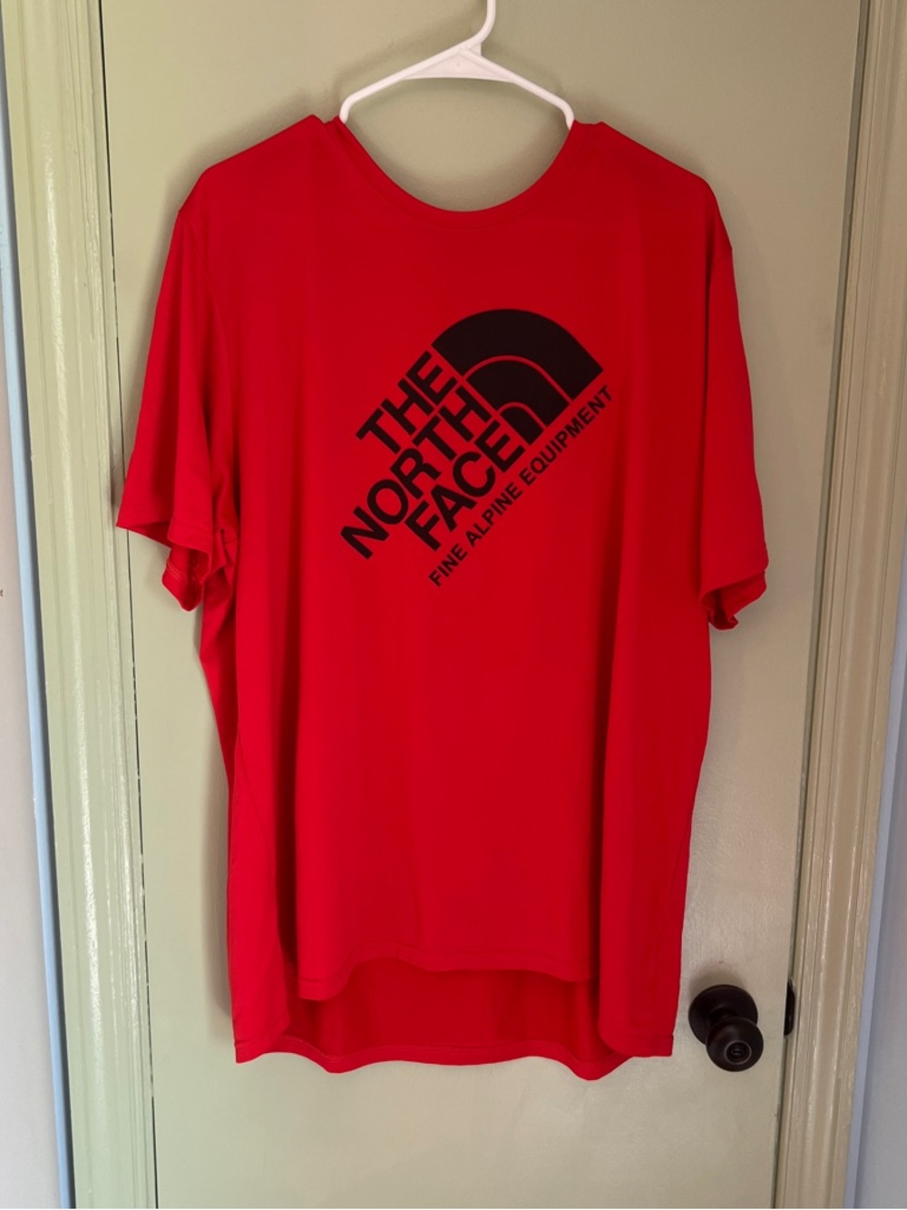 The North Face Red Short-Sleeve Logo Tee